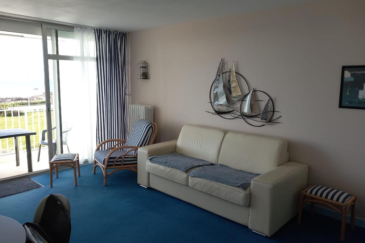 Grand Studio Vue Mer Dans Residence Des 3 Iles Pres De La Thalasso Киберон Экстерьер фото